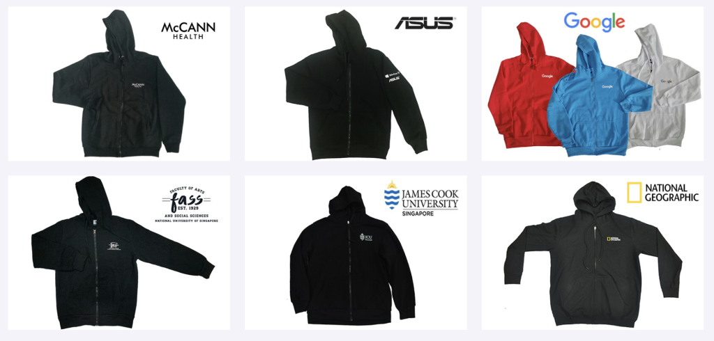 Custom Gildan Heavy Blend Full-Zip Hoodie 18600 | Custom Hoodie Printing Singapore | Printopia.sg