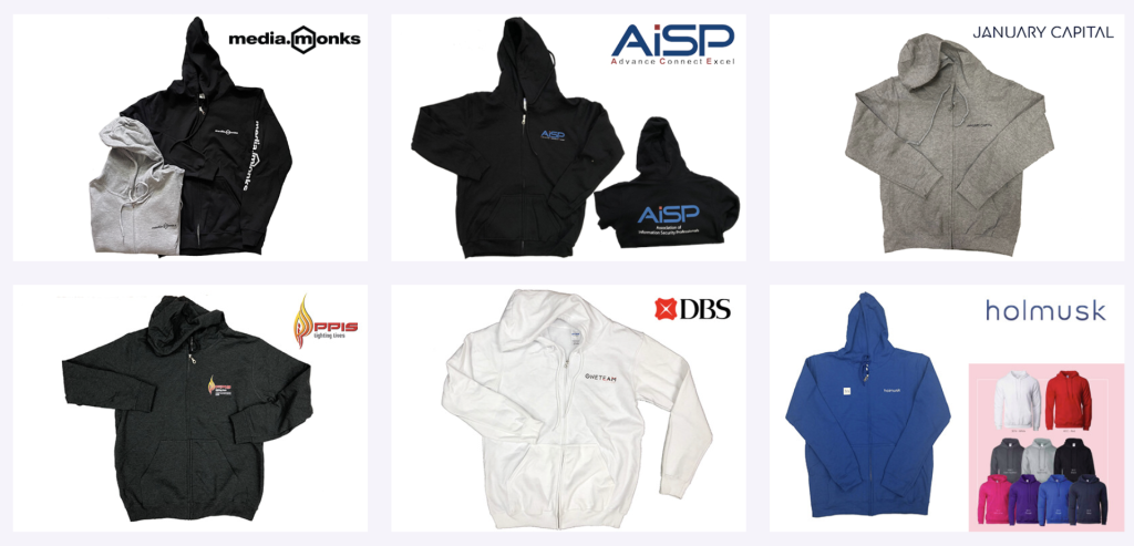 Custom Gildan Heavy Blend Full-Zip Hoodie 18600 | Custom Hoodie Printing Singapore | Printopia.sg