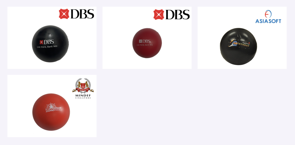 Custom Stress Ball Supplier Singapore | Corporate Wellness and Event Gift Singapore | Printopia