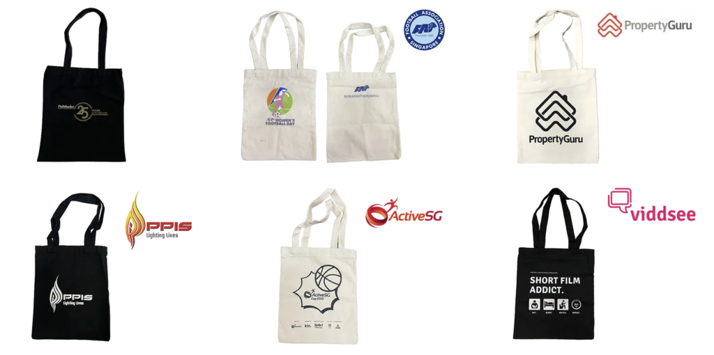 Customised A4 Cotton Tote Bag Singapore | Affordable Custom Tote Bags Singapore | Printopia.sg