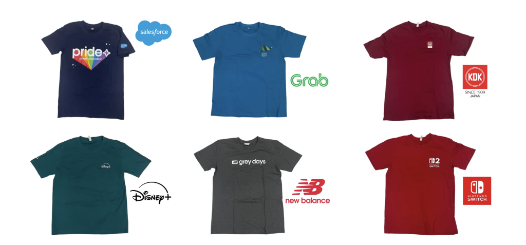 Customised Basic Cotton Round Neck Tee Unisex Singapore | Affordable Custom Tees Singapore | Printopia.sg