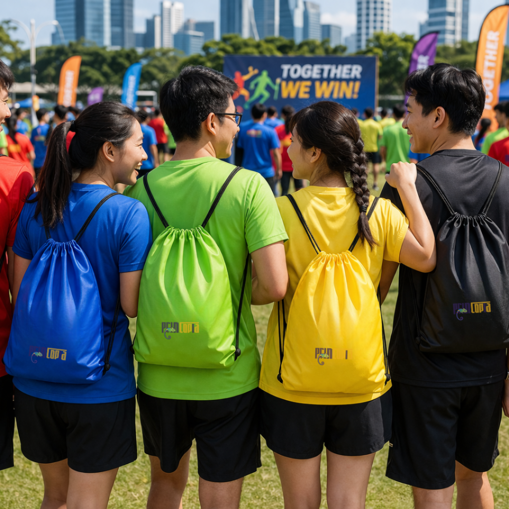 Customised Drawstring Bag Singapore | Affordable Race Packs Singapore