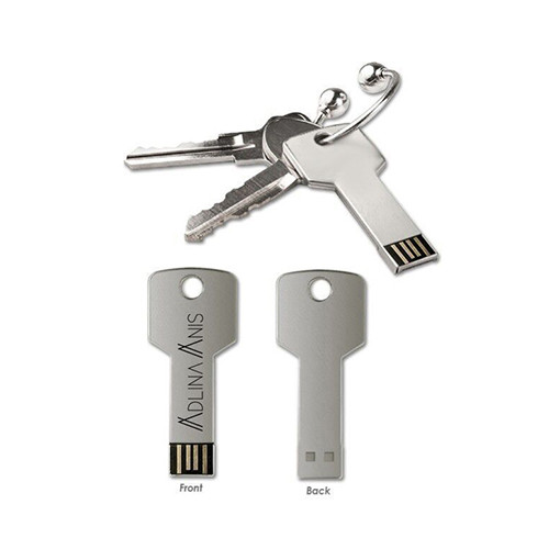 Key Shape Metallic USB Thumb Drive (GE0001)