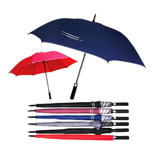 30" Auto Golf Umbrella with Silver Trimming (LS0057)