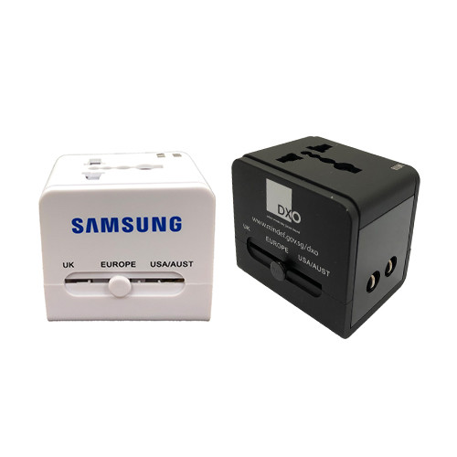 Cubic Travel Adaptor with 2 USB Port (TA0009)