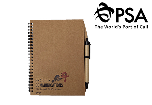 Customised Eco-Friendly Notebook with Pen Singapore | Corporate Gifts Singapore