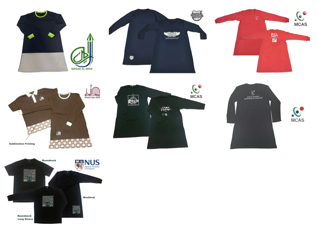 Shop Custom Muslimah Singapore | Custom Muslimah Supplier Singapore | Printopia.sg