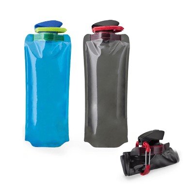 Collapsible Water Bottle with Supercap - BPA Free (LS0084)