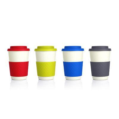 Bamboo Fibre Mug with Sleeve and Lid (LS0087)