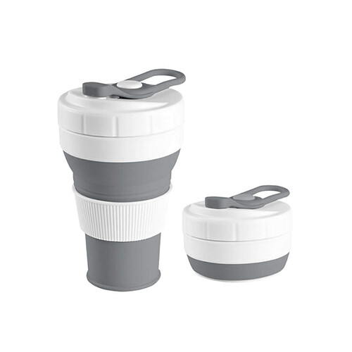 450ml Collapsible Coffee Mug with Hook (LS0096)