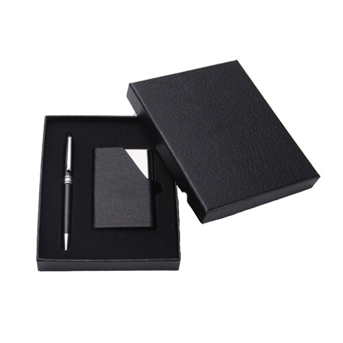 Card Holder + Metal Pen Gift Set (STA0134)