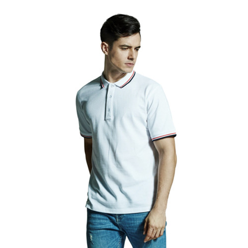 Honeycomb Cotton Polo T with Tipping (AW0046)
