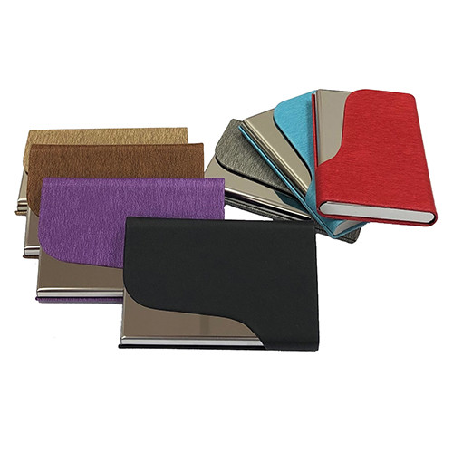 Metallic PU Card Holder (STA0135)