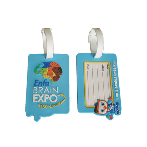 PVC Luggage Tag - Custom Shape (TA0043)