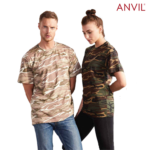 Anvil Camouflage Tee (AW0079)