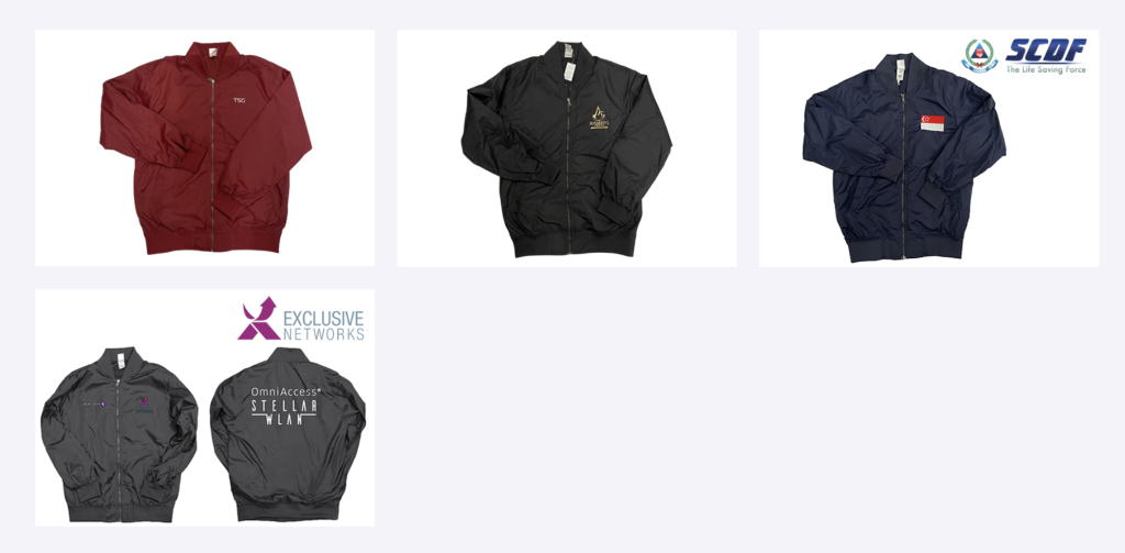 Customisable Ultifresh Bomber Jacket | Custom Bomber Jacket Singapore