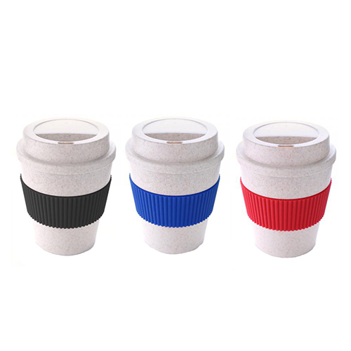 12oz Bamboo Fibre Coffee Mug with Sleeve (LS0143)