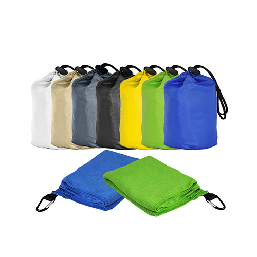 Microfibre Sports Towel with Drawstring Mesh Bag (LS0146)