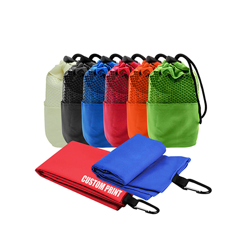 Sports Towel with Nylon Mesh Bag (LS0145)