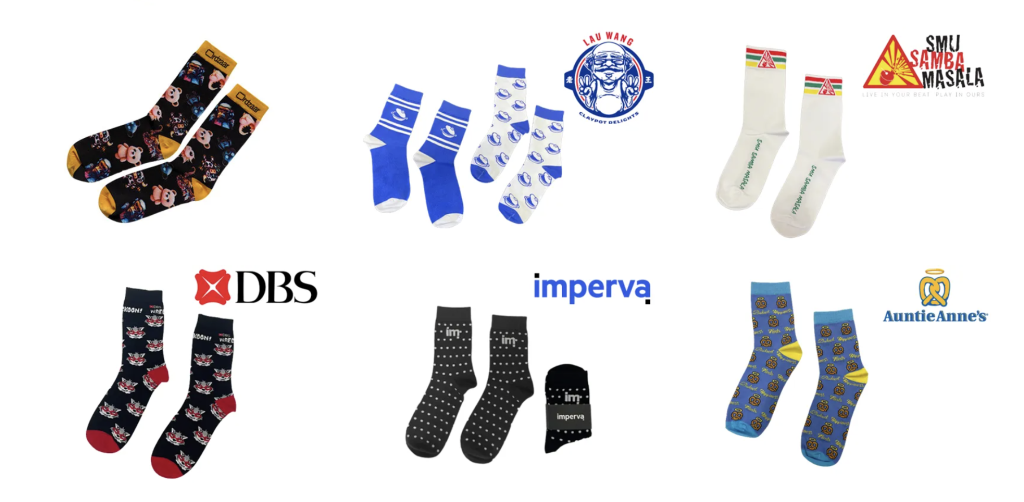 Customised Ankle Socks Mid Cut Singapore | Custom Socks Singapore | Printopia.sg