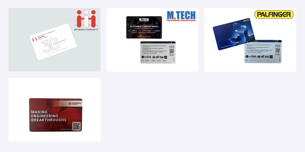 Custom EZ-Link Card Singapore | Full-Colour Front Print | Bulk Corporate Gift | Printopia