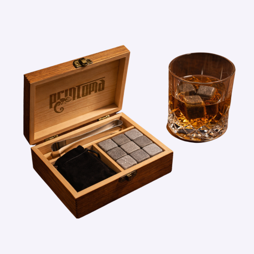 Customised Whiskey Stone Gift Set Singapore | Corporate Gifting Singapore