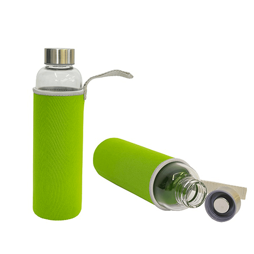 550ml Glass Bottle with Pouch (LS0181)
