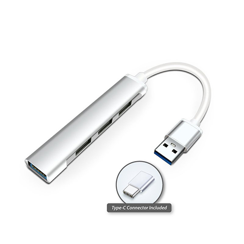 4 Port USB Hub-3.0 High Speed Data Transfer (GE0135)