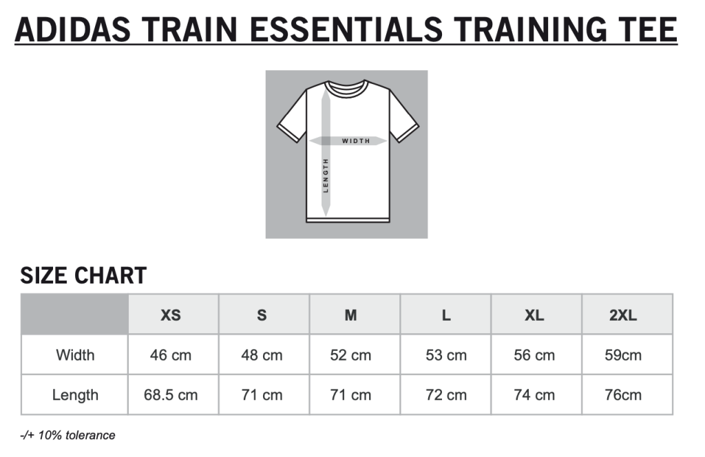 Adidas Train Essentials Training Tee Singapore | AEROREADY | Recycled Polyester | Custom Corporate Gift | Printopia