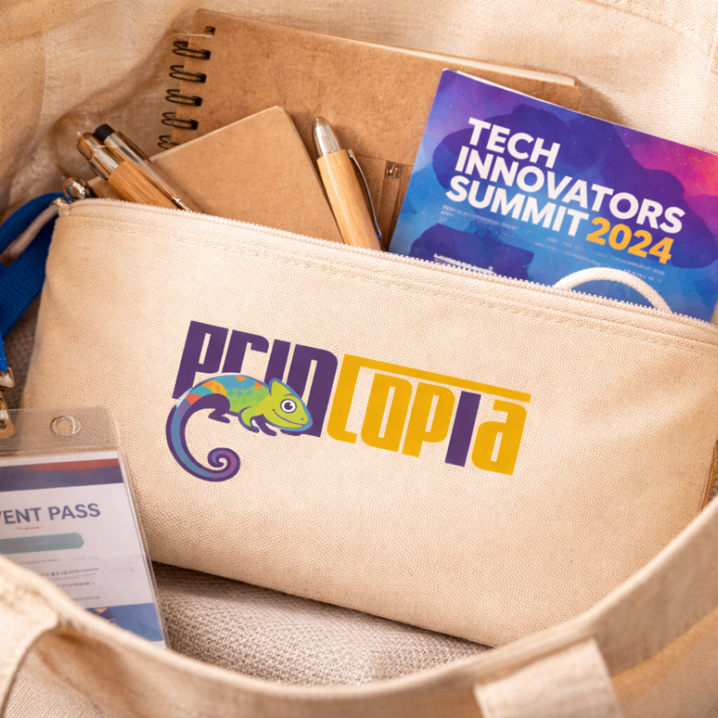 Custom Natural Cotton Zipper Pouch Singapore | Custom Pencil Cases Singapore | Corporate Gifts Singapore