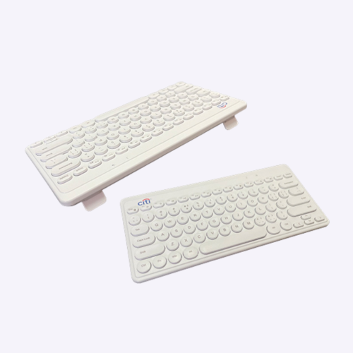 Custom Branded Wireless Keyboard Singapore | Round Keycap Design | 30x14.5cm | Premium Tech Corporate Gift | Printopia