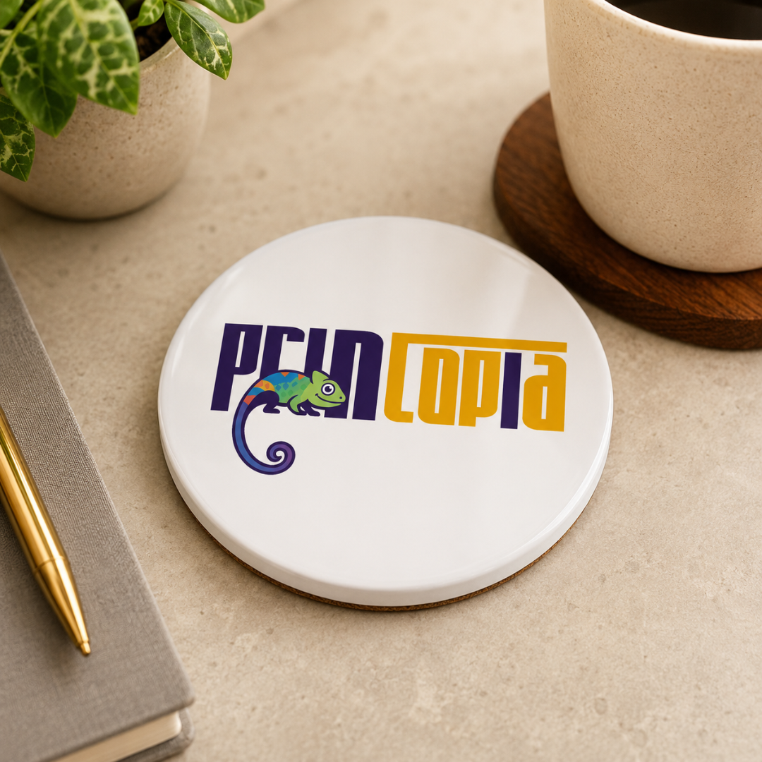Custom Sublimation Ceramic Coaster Singapore | Custom Coaster Supplier Singapore | Bulk Corporate Desk Gift | Printopia