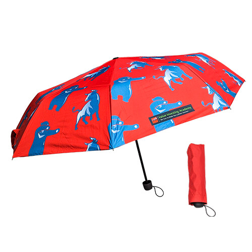 21" UV Coated Foldable Umbrella - Manual Open (LS0227)