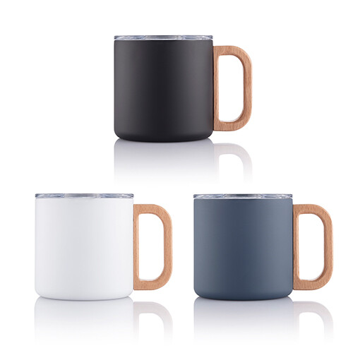 360ml Mug with Wooden Handle (LS0230)