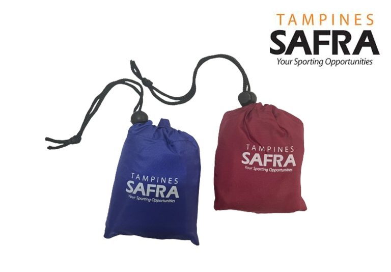 Custom Foldable Tote Bag with Drawstring Pouch | Custom Corporate Gift Singapore