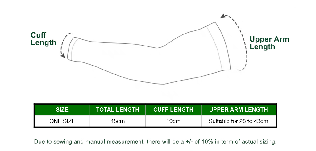 Custom Polyethylene Arm Sleeves Singapore | Customisable Arm Sleeves Supplier Singapore