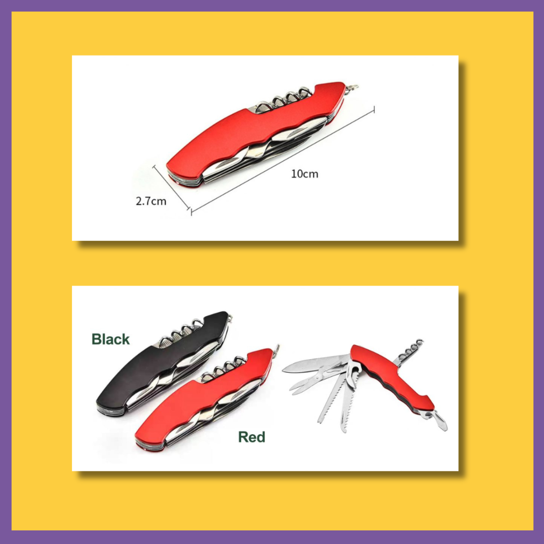Custom Multifunctional Army Knife Toolkit | Custom Swiss Army Knife Supplier Singapore | Printopia