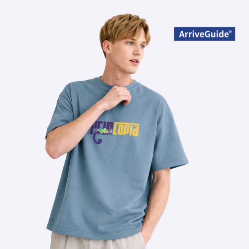 Customised Arrive Guide Supreme Siro Cotton Oversized Fit T-Shirt 280gsm Singapore | Custom Oversized Tee Singapore