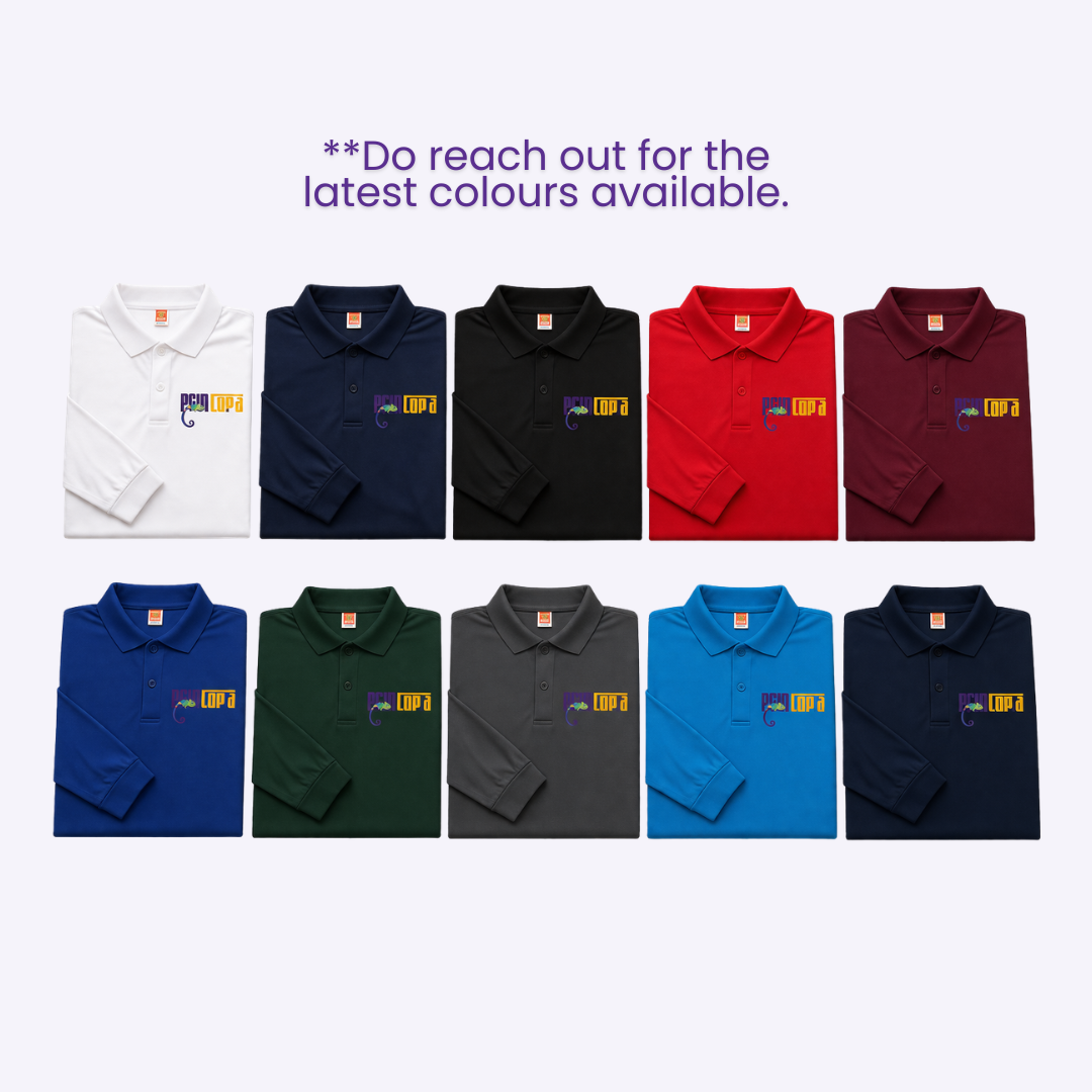 Customised Dri Fit Polo Long Sleeve Singapore | Custom Long Sleeve Tee Singapore