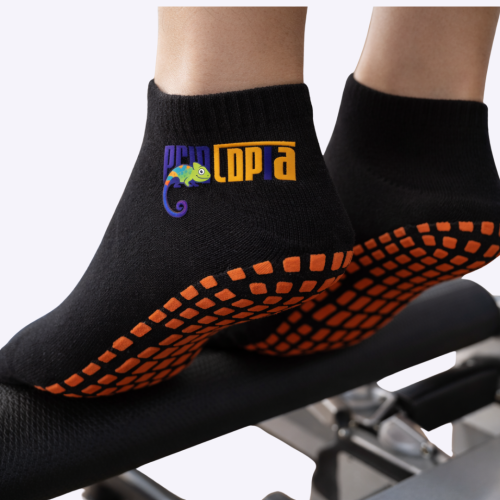 Customised Pilates Grip Socks Singapore | Custom Anti Slip Socks Singapore | Corporate Gifting Singapore