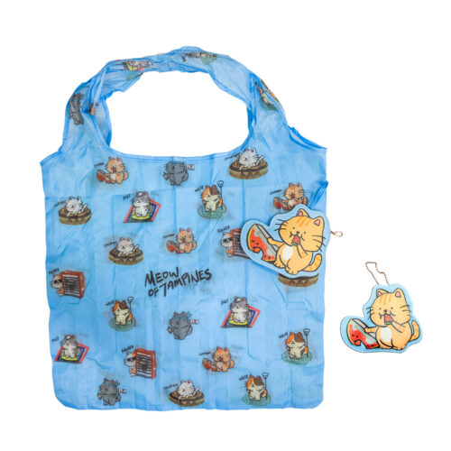 Polyester Foldable Tote Bag + PU Sleeve (B0179)