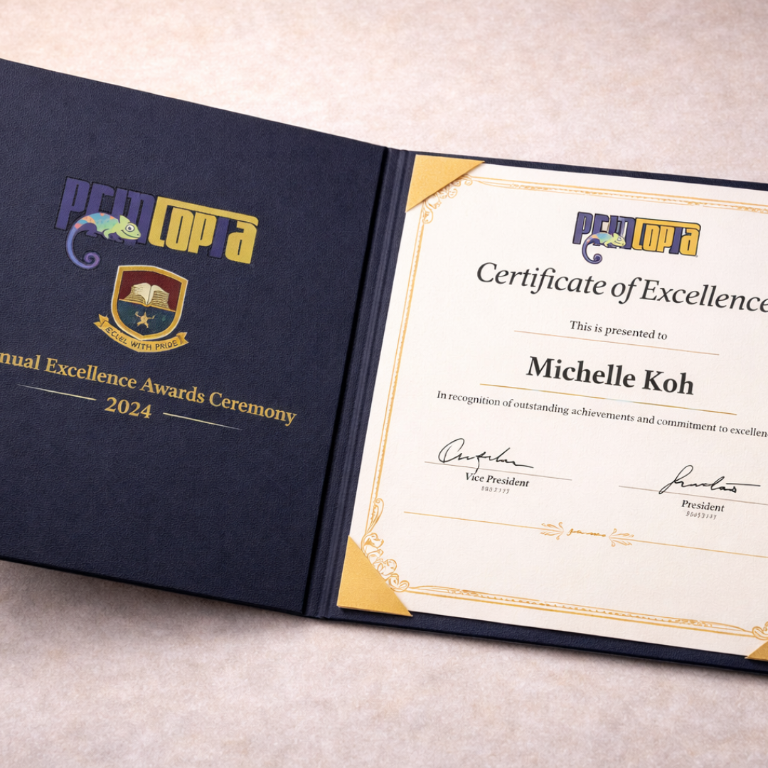 Custom Artcard Cert Holder Singapore | Corporate Gifts Singapore