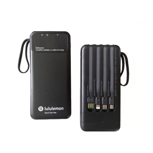 Powerbank with 4 Detachable Built In Cable - 10,000mAh (GE0192)