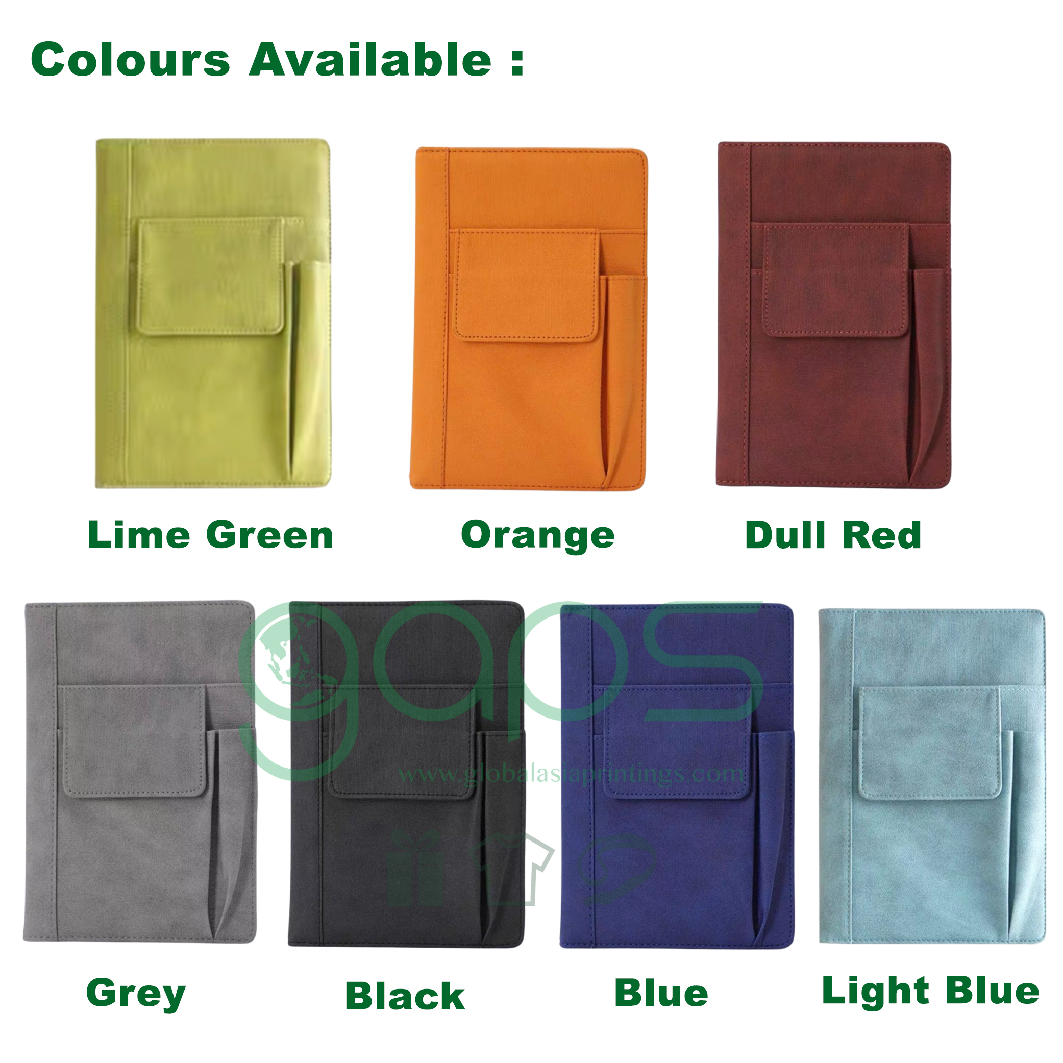 A5 size Multi Pocket Notebook (STA0198) - Image 3