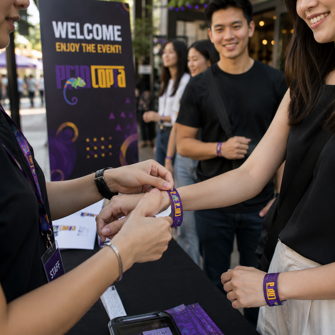 Custom Full-Colour Tyvek Wristbands Singapore | Bulk Event Admission and Access Control | Printopia