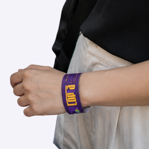 Custom Full-Colour Tyvek Wristbands Singapore | Bulk Event Admission and Access Control | Printopia