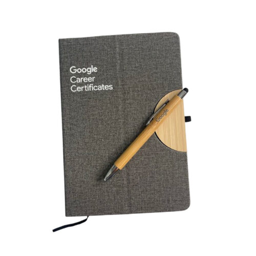 A5 size Notebook with Wooden Pen Set (STA0202)