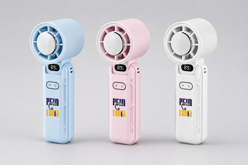 Customised Foldable Portable Fan 3600mAh | 100-Speed Custom Corporate Gift Singapore