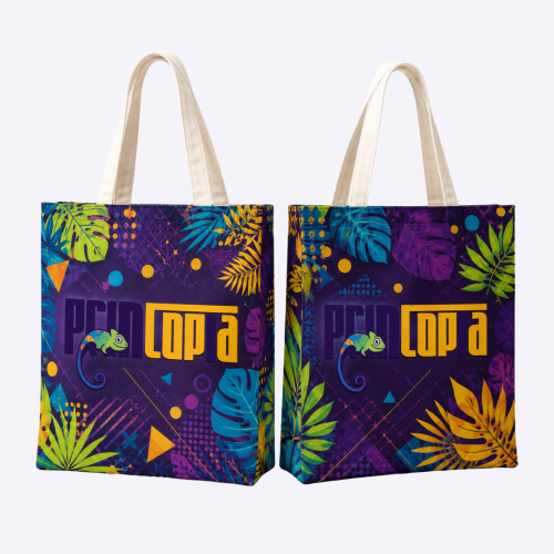 Custom 10oz Cotton Tote Bag Singapore | A3 Full-Colour Print | Eco Corporate Gift | Printopia