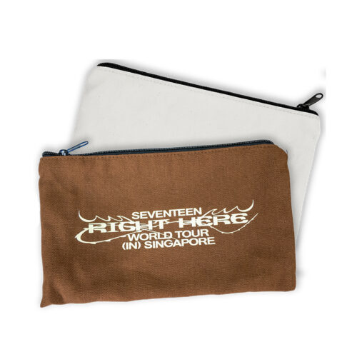 Reversible Cotton Zipper Pouch (B0194)